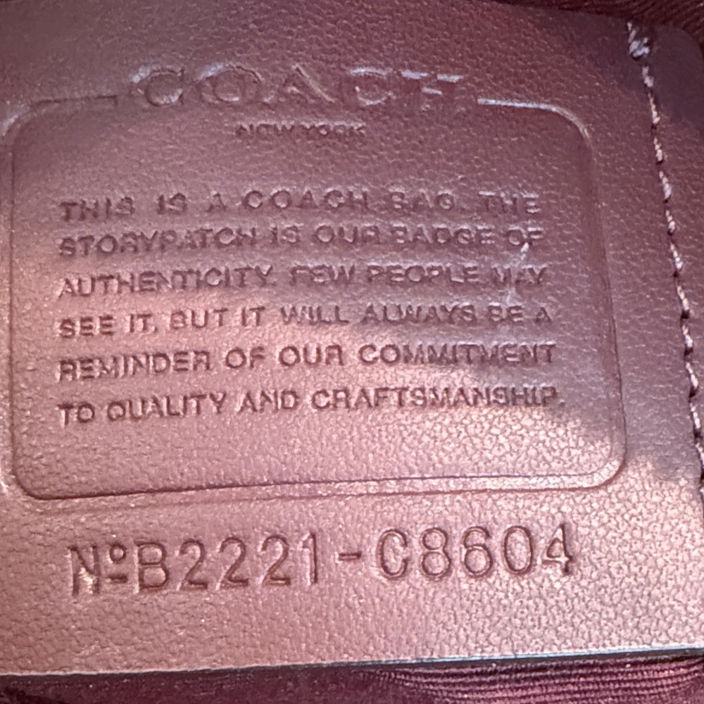 Coach Mini Signature Red Backpack-Authentic - Picture 14 of 16